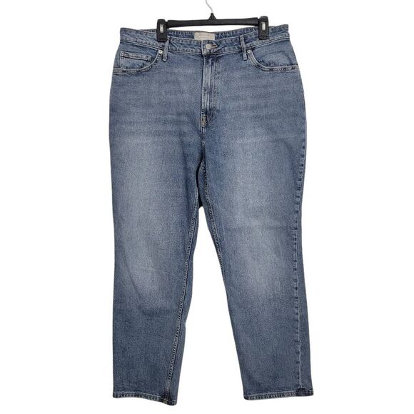 Everlane‎ The Original Cheeky Jean Sz 33 Ankle Organic Cotton Slim Straight Leg - Picture 4 of 11